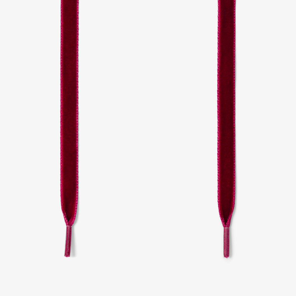 Lacets - Velvet - Grenat